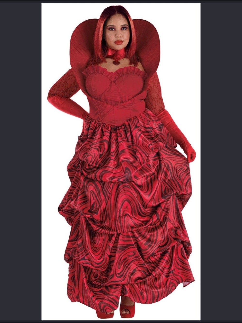 Queen of Hearts Costume Women Disney Descendants 4 The Rise of Red 2XL 18-20 NWT